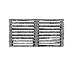 Grille en fonte 29,5 x 15 cm