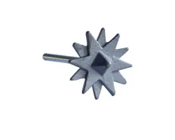 Pattes de fixation Star 10 x 5 h x 5 cm