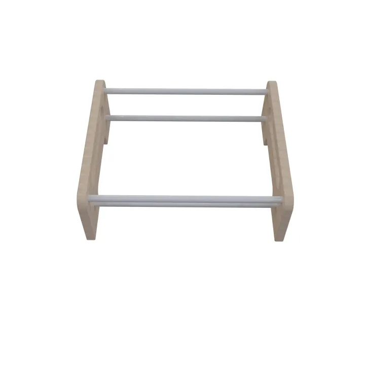 Support en bois pour grille en fonte 46,6 x 40 x 16 h cm - Pièce standard  - Ersho Distribution