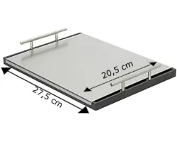 Couvercle en acier pour plancha 27,5 x 20,5 x 1 cm - Pièce standard  - Ersho Distribution