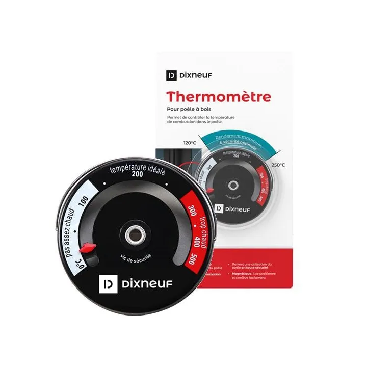 Thermomètre Magnétique pour Poêle à Bois - Ersho