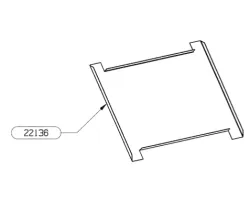 Deflecteur De Fumee Fp2 - Supra Réf 22136 poeles à bois - Ersho