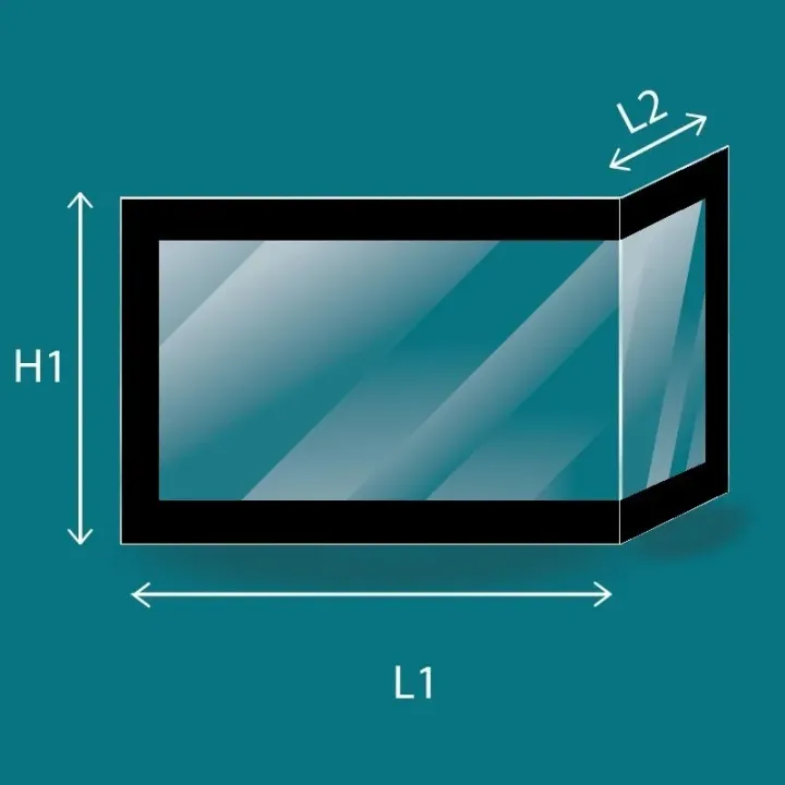 Verre vitrocéramique pliée pour insert et poele à bois de la marque DOVRE Astro 3 - Ersho Distribution