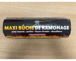 Maxi bûche De Ramonage pour inserts, poêles et foyers - Le chouan - Ersho