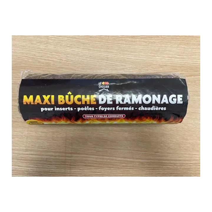 Maxi bûche De Ramonage pour inserts, poêles et foyers - Le chouan - Ersho