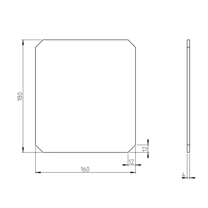 Vitre poele F602 Eco - Jotul - réf JO-10054506- Ersho